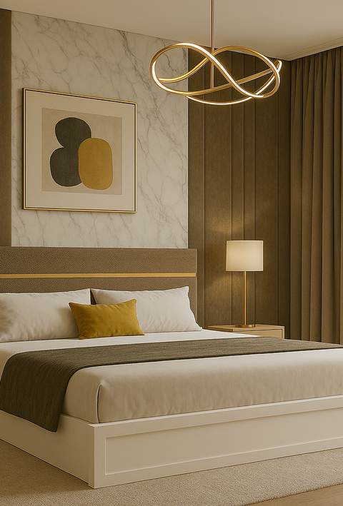 Premium Fabric Finish – Zuri Bed
