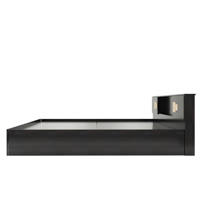 Kumiko Bed With Box Storage  (Non-Woveen)