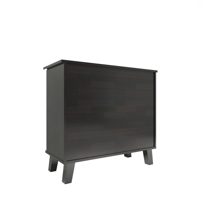 Juhani 2 Door Shoe Cabinet In Wenge