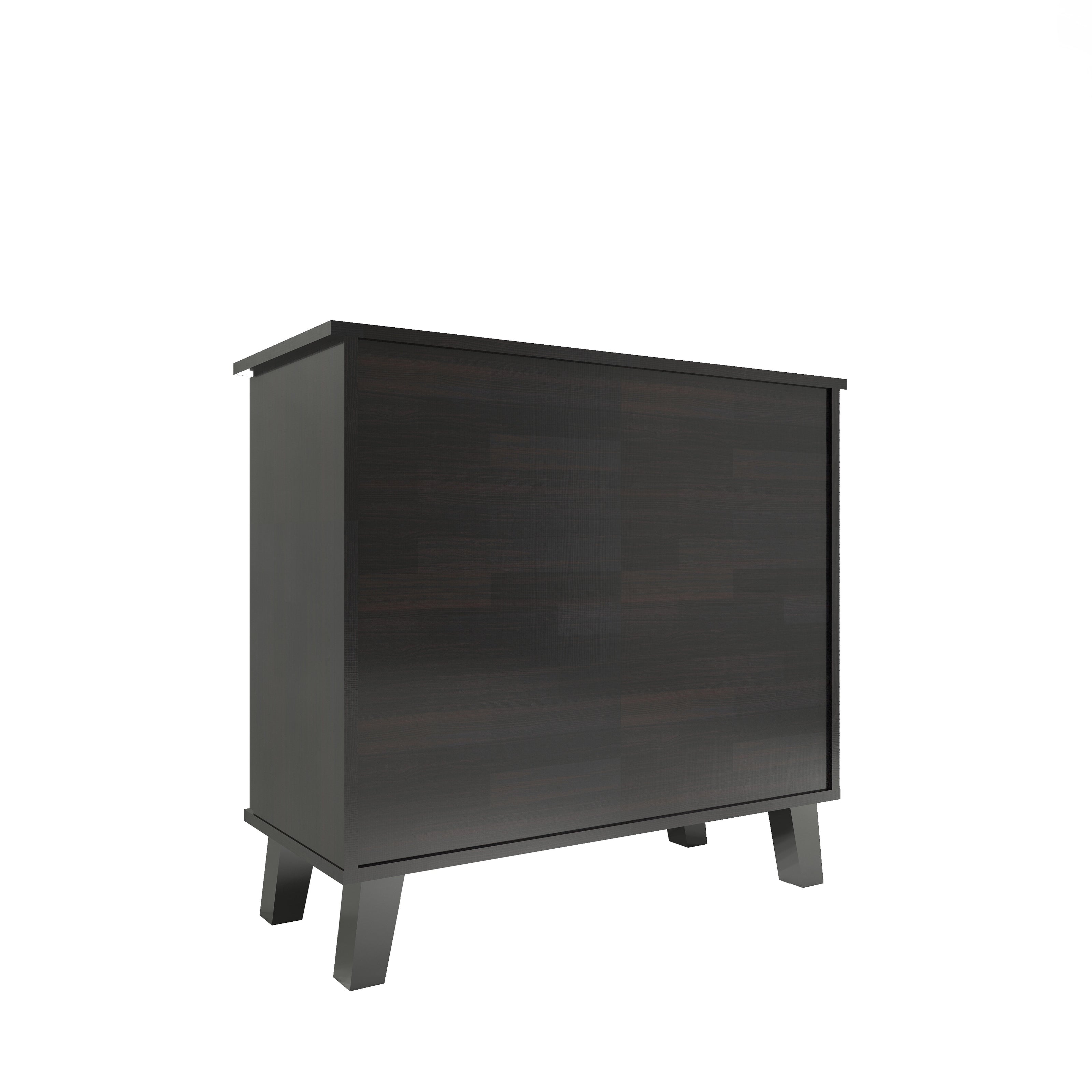 Juhani 2 Door Shoe Cabinet In Wenge
