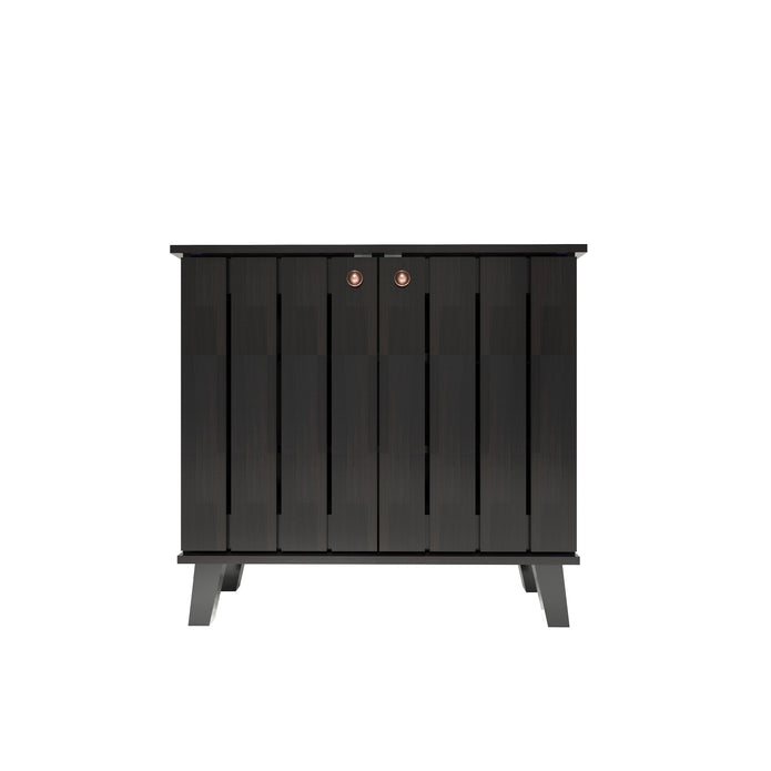 Juhani 2 Door Shoe Cabinet In Wenge