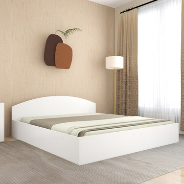 Daiki Bed – Modern Box Storage Bed with Non-Woven Base