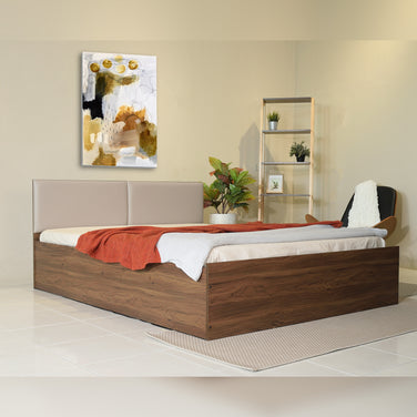 Lush Queen Bed – Modern Storage Bed with Non-Woven Base