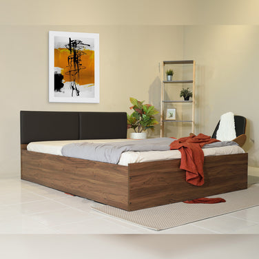 Lush Queen Bed – Modern Storage Bed with Non-Woven Base