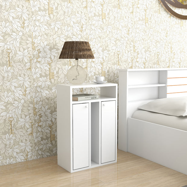 Ren Bedside Table – Compact Wooden Nightstand with Storage Drawer