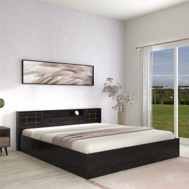 Hideki Goldline Bed With Box Storage  (Non-Woveen)