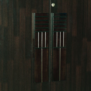 Laso 3-Door Engineered Wood Wardrobe – Modern Almirah with Shelves & Hanging Space