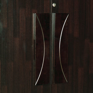 Pandia 3-Door Engineered Wood Wardrobe – Spacious Almirah with Shelves & Hanger Space