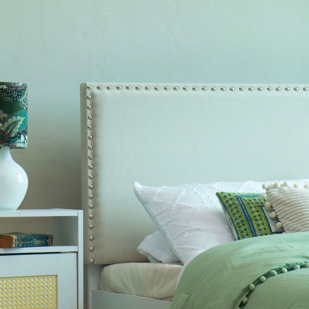 Yama Queen Bed – Leatherette Upholstery with Box Storage