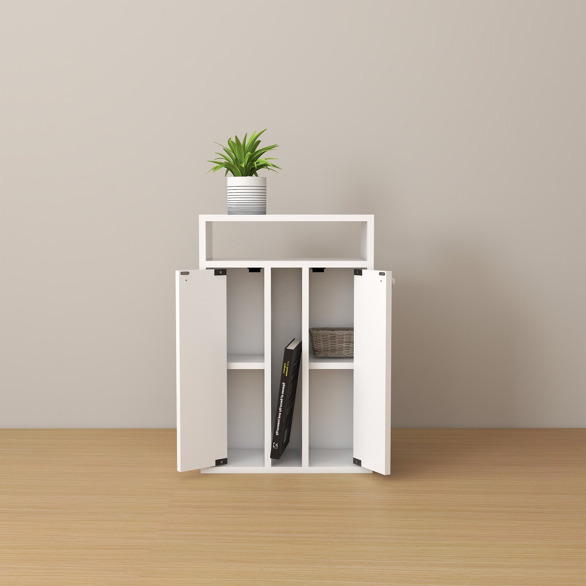 Ren Bedside Table – Compact Wooden Nightstand with Storage Drawer