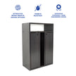 Ren Bedside Table – Compact Wooden Nightstand with Storage Drawer
