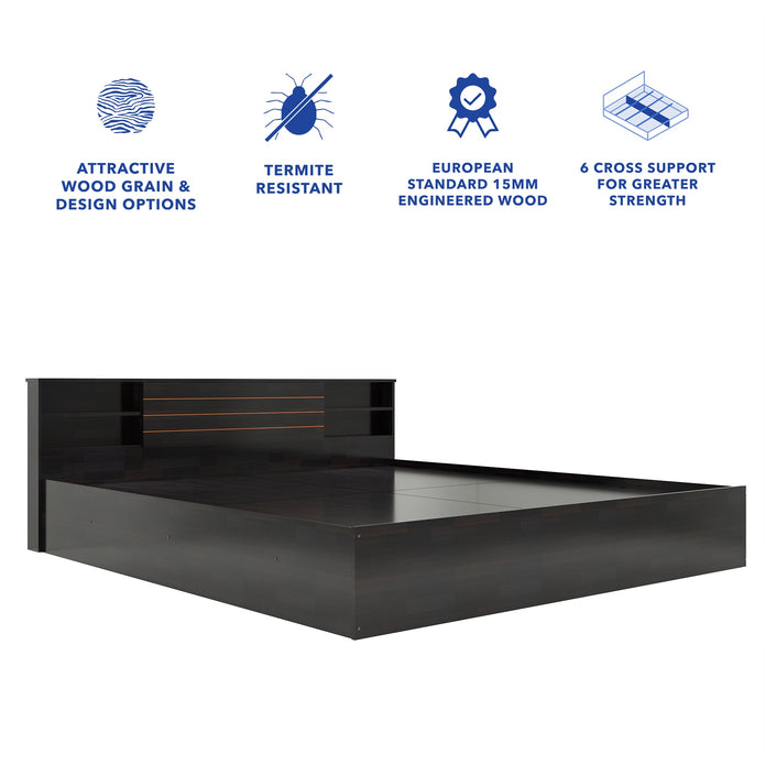 Kaito Bed With Box Storage  (Non-Woveen)