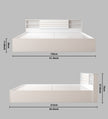 Kaito Bed With Box Storage  (Non-Woveen)