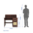Shamon Engineered Wood Study Table With Rattan