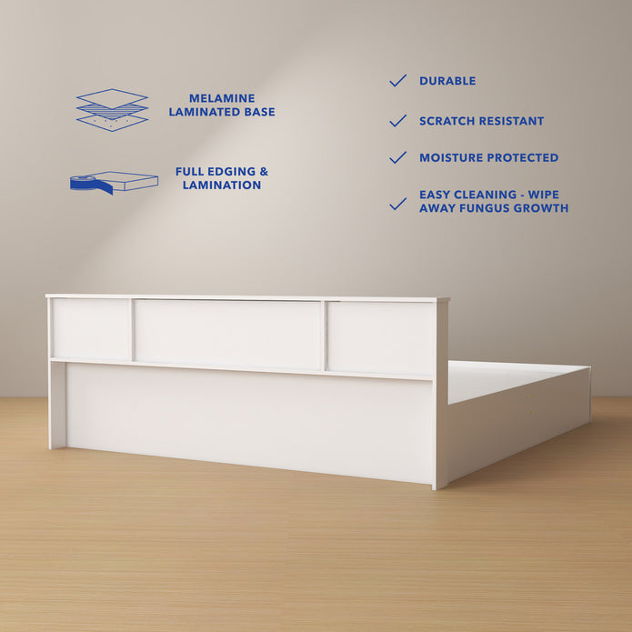 Kaito Bed With Box Storage  (Non-Woveen)