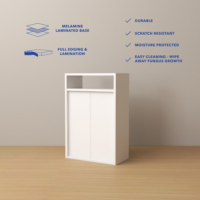 Ren Bedside Table – Compact Wooden Nightstand with Storage Drawer