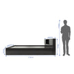Kumiko Bed With Box Storage  (Non-Woveen)