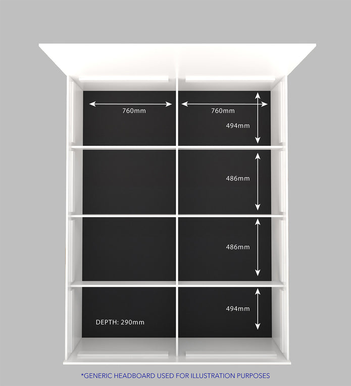 Viveka Bed With Premium Leatherette Fabric And Box Storage - Queen Bed