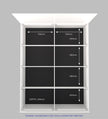 Nirodhah Queen Bed – Leatherette Upholstered with Box Storage