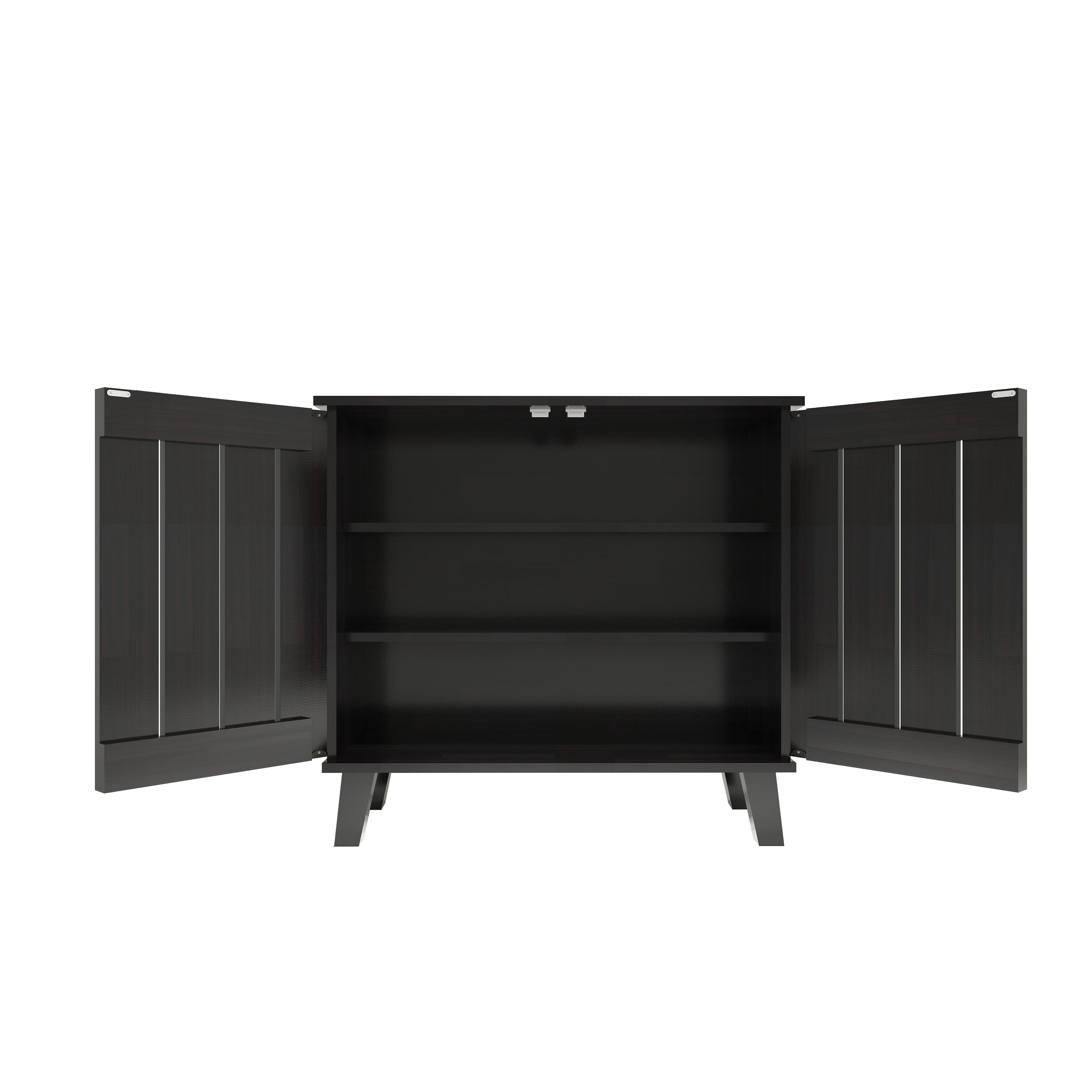 Juhani 2 Door Shoe Cabinet In Wenge