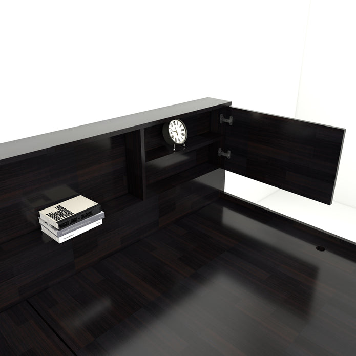 Kumiko Bed With Box Storage  (Non-Woveen)