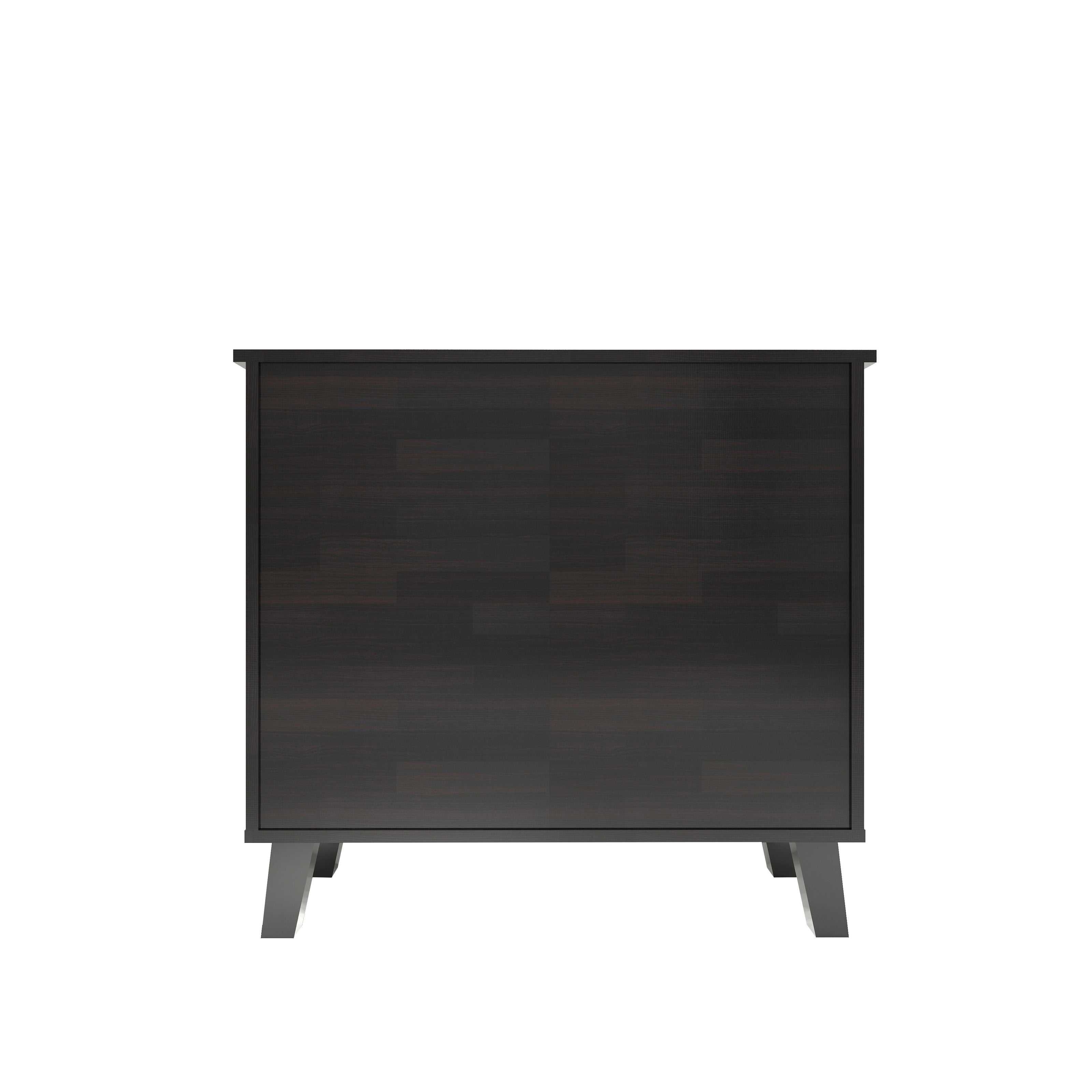Juhani 2 Door Shoe Cabinet In Wenge