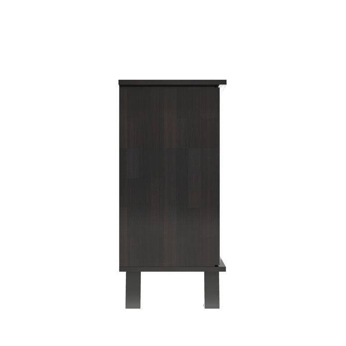 Juhani 2 Door Shoe Cabinet In Wenge