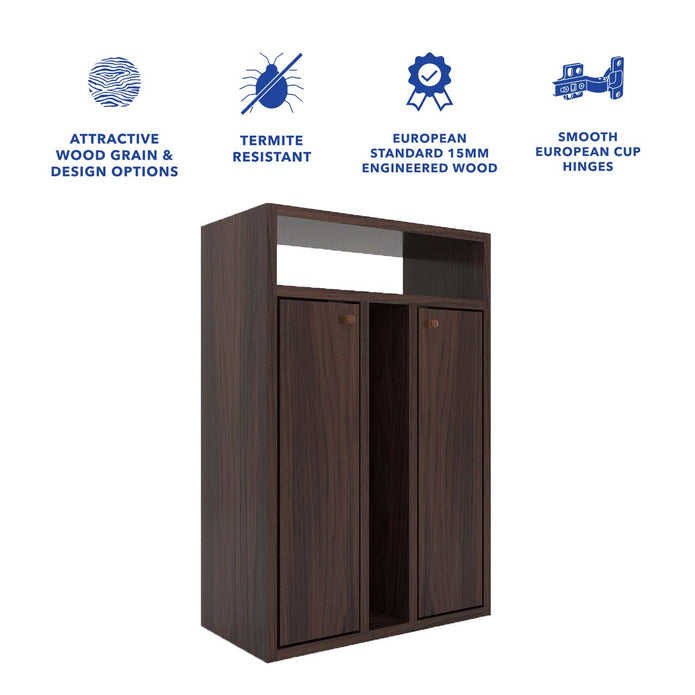 Ren Bedside Table – Compact Wooden Nightstand with Storage Drawer
