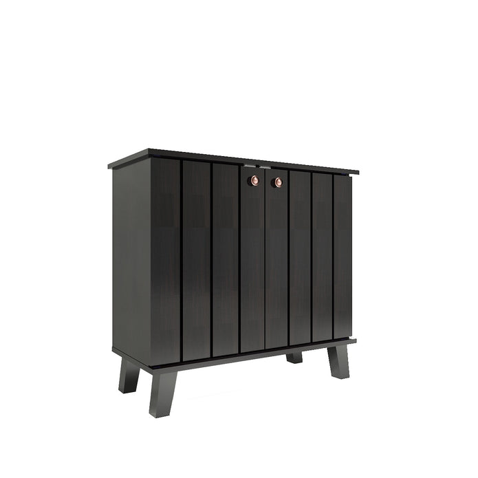 Juhani 2 Door Shoe Cabinet In Wenge