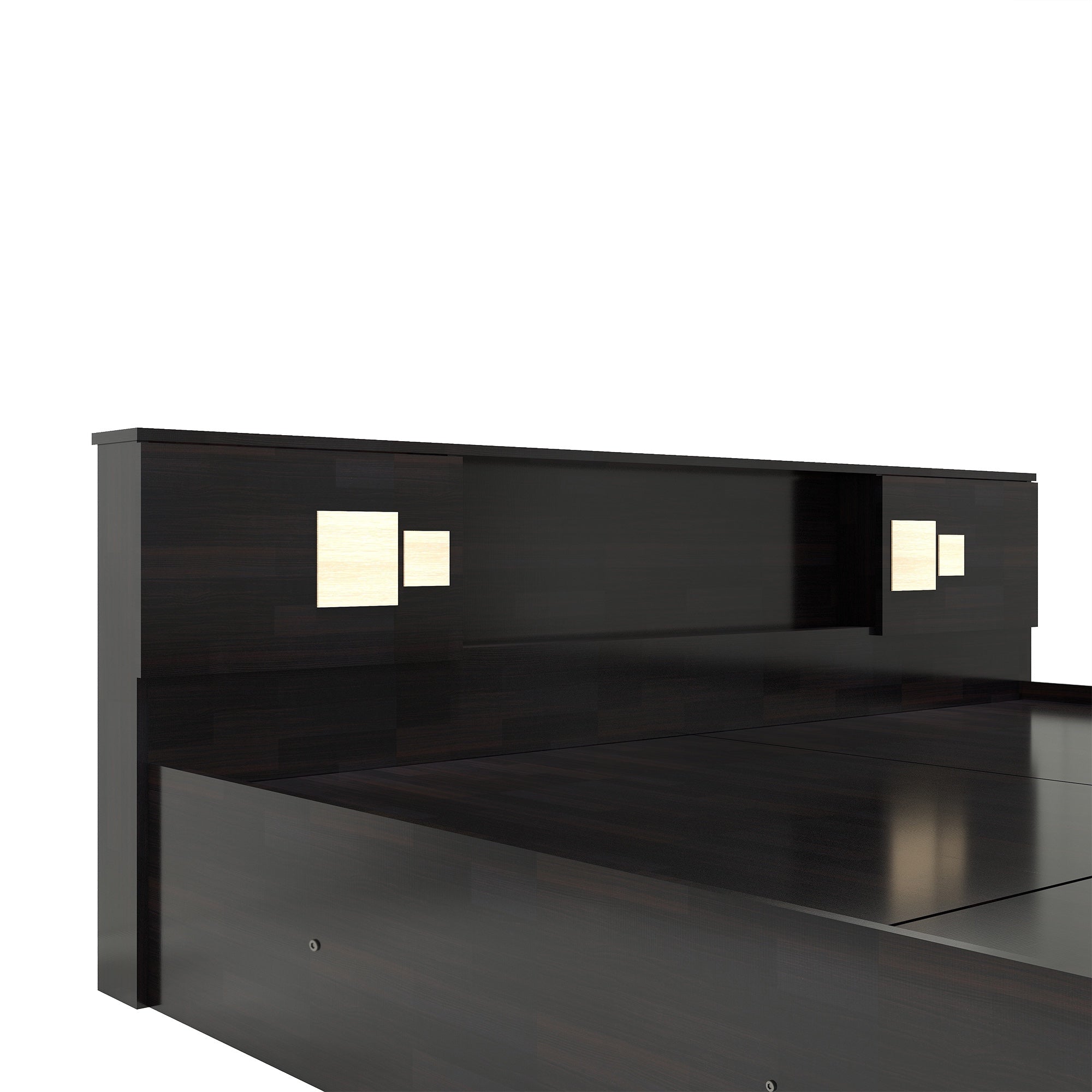 Kumiko Bed With Box Storage  (Non-Woveen)