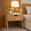 Arbore Arc luxury solid wood bedside table – CASSIA collection