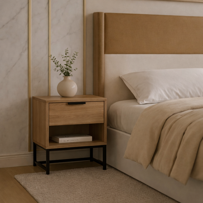Arbore Modulus luxury solid wood bedside table from Aurelia Collection by DF2H