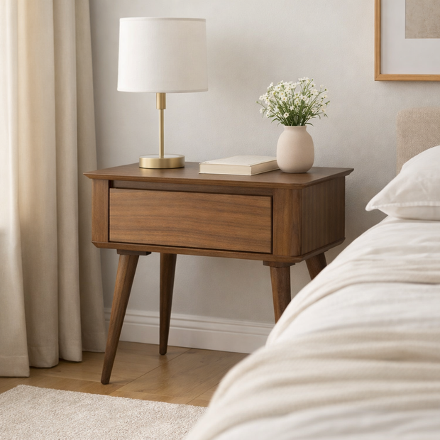 Arbore Sienna luxury solid wood bedside table – NOX collection