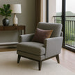 AURELIA Halo modern luxury armchair with upholstered finish