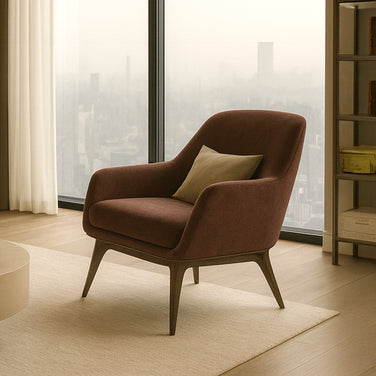 ÉLAN Pavilion modern luxury armchair with upholstered seating
