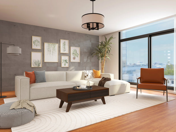 Artisan Dawn — 9-Piece Premium Home Furniture Combo (Grey & Walnut)