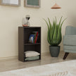 Aidos Bed with Solid Wood Headboard & Box Storage – Walnut Finish