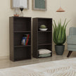 Aidos Bed with Solid Wood Headboard & Box Storage – Walnut Finish