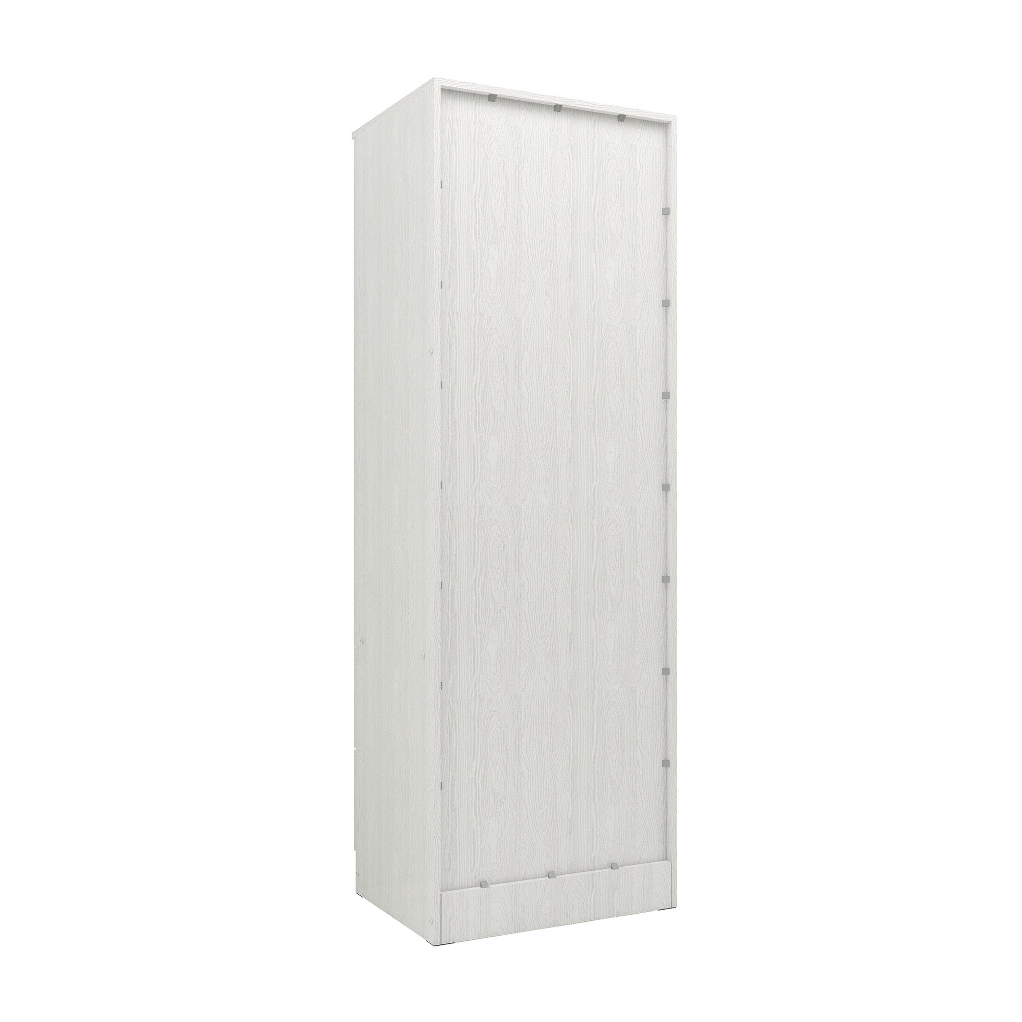 Ren Wooden 2-Door Wardrobe – Compact Bedroom Almirah