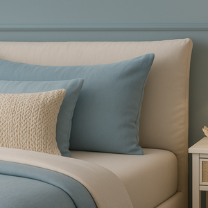 Luna Bed With Premium Fabric And Hydraulic Storage - King Bed