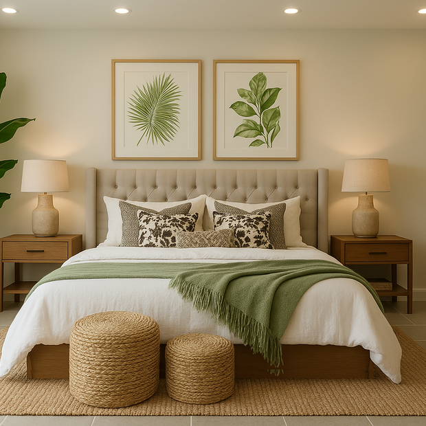 Cyrus Bed With Premium Fabric And Box Storage - King Bed