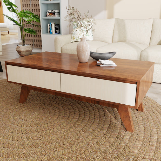 Buffet Coffee Table - Modern Center Table with Storage