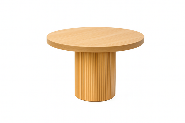 Orla Dining Table - Solid Wood in Rich Walnut Finish (4-6 Seater)