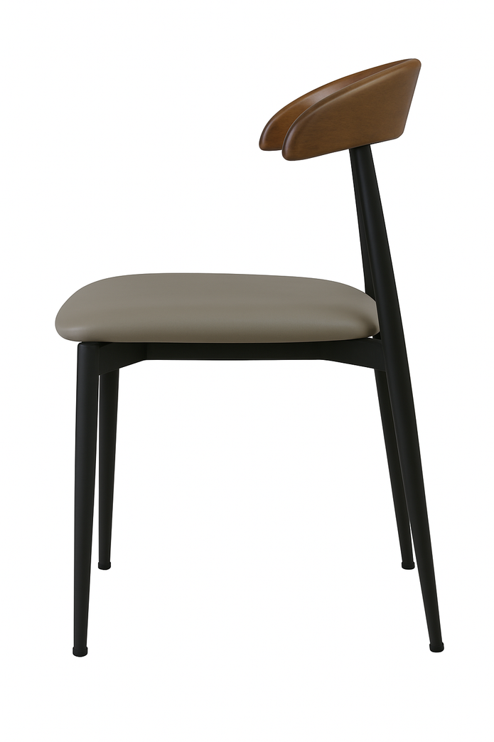 Breva Grey Dining Chair – Modern Upholstered Comfort