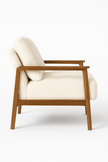 Oakstrand Armchair – Beige Modern Lounge Chair
