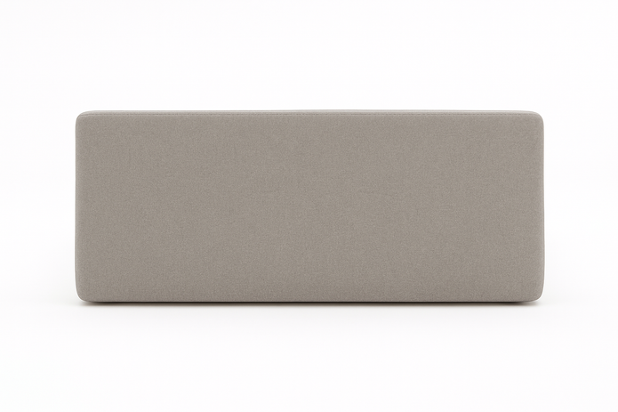 Alto Upholstered Bed — King & Queen (Beige & Light Brown)