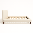 Solterra Upholstered Bed (Off-White) – King & Queen