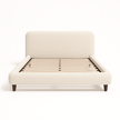 Solterra Upholstered Bed (Off-White) – King & Queen