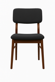 LoomRest Dining Chair — Handloom Upholstery (Beige & Grey)