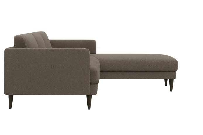 Axis 3-Seater Sofa — Modern Fabric Sofa (Beige & Grey)